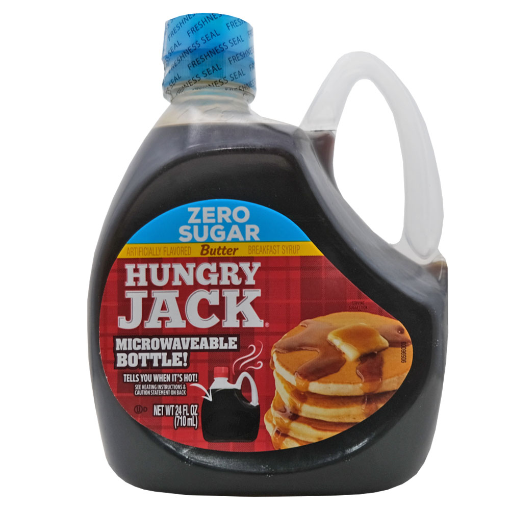 Hungry Jack Zero Sugar Butter Syrup 710ml