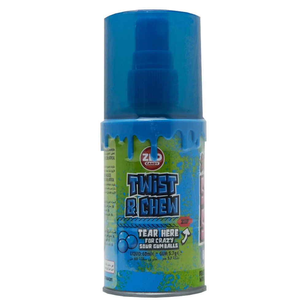 Zed Screamers Shake & Spray Blue Razz Candy 60ml back image