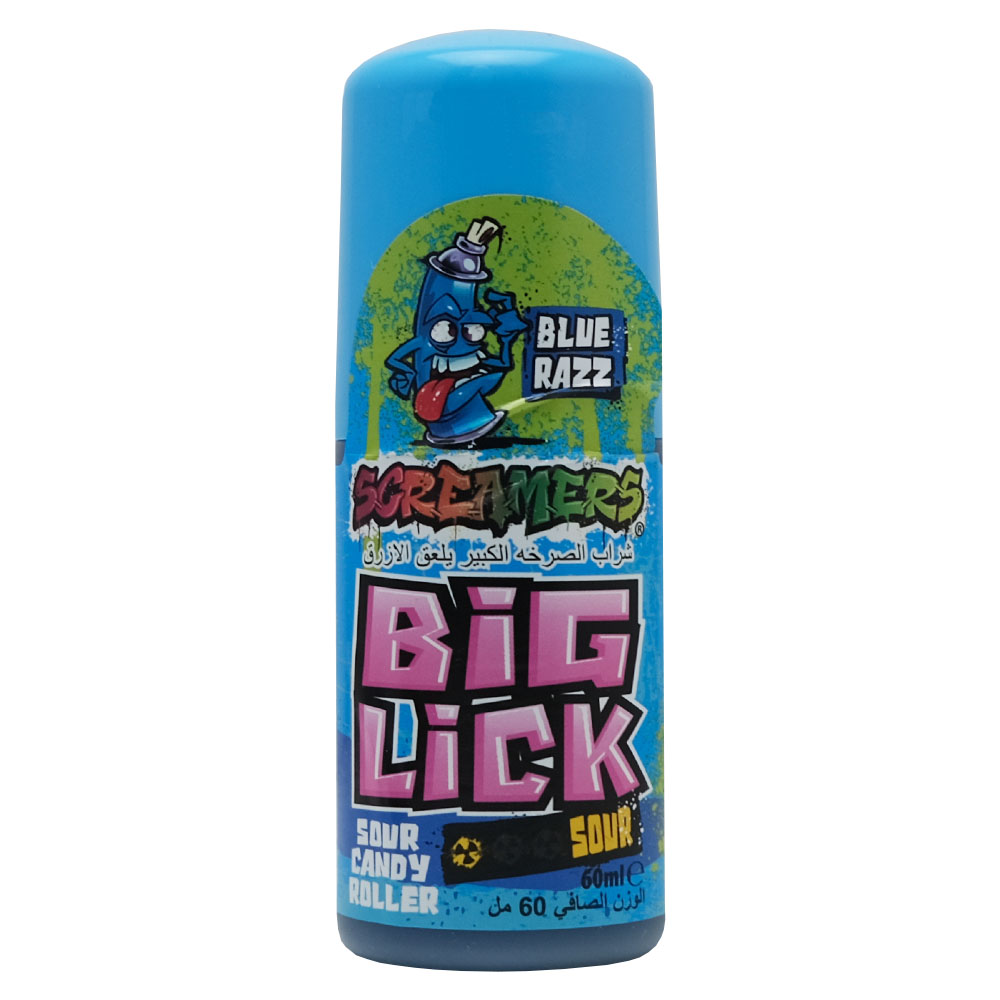 Zed Screamers Big Lick Blue Razz Candy 60ml