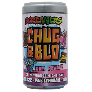Zed Screamers Chug & Ble Gum Powder Candy 55g 