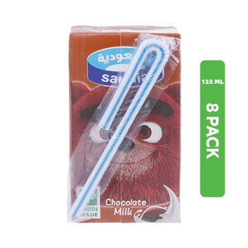 Saudia Chocolate Flavoured Milk Drink 8x125ml