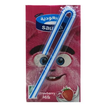 Saudia Strawberry Flavor Milk Drink 125ml 