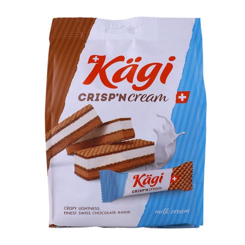 Kagi Crisp'n Cream Milk Chocolate Wafers 88g 