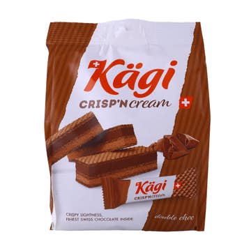 Kagi Crisp'n Cream Double Chocolate Wafers 88g 