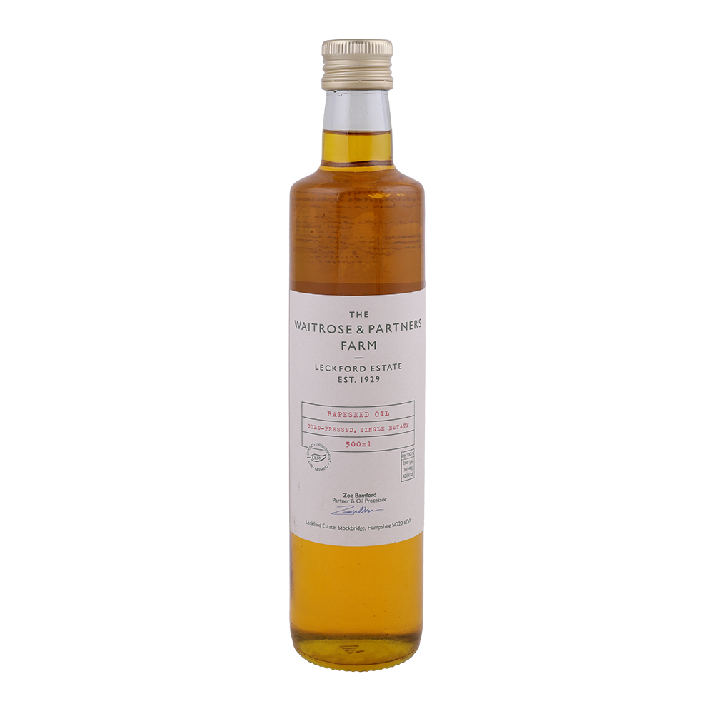 Waitrose Leckford Estate Rapeseed Oil 500ml