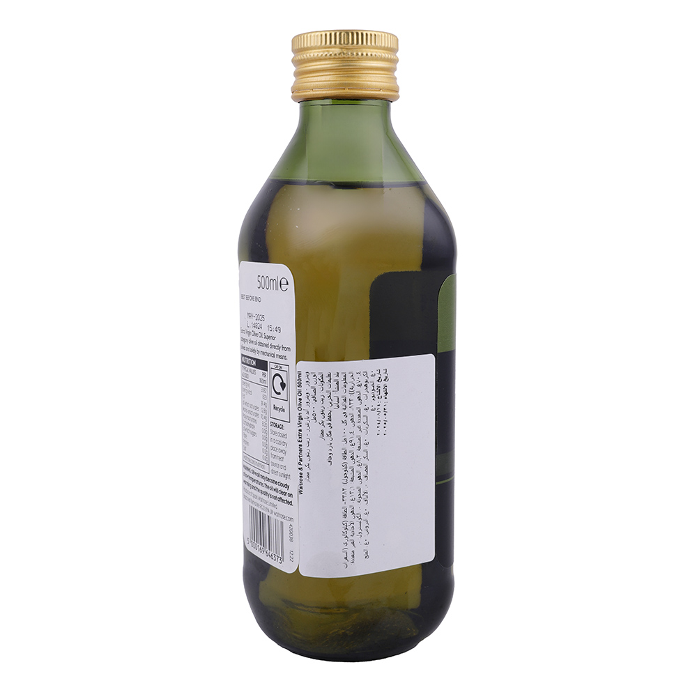 Waitrose Extra Virgin Olive Oil 500ml back image