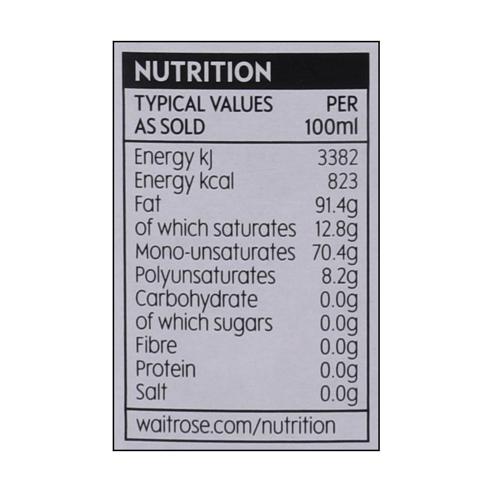 Waitrose Extra Virgin Olive Oil 500ml right side image