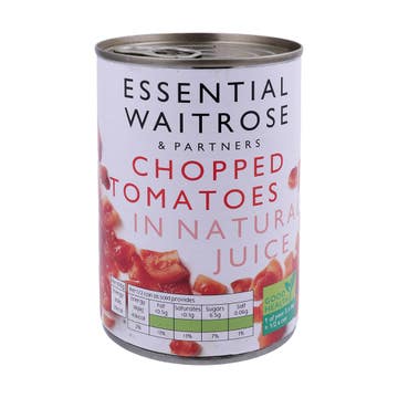 Waitrose Chopped Tomatoes In Natural Juice 400g 