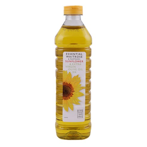 Waitrose Sunflower & Extra Virgin Olive Oil 500ml 