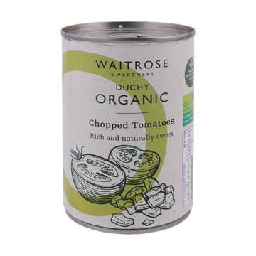 Waitrose Organic Chopped Tomatoes 400g 