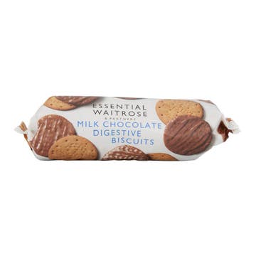 Waitrose Essential Milk Chocolate Digestive Biscuits 300g 