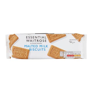 Waitrose Essential Malted Milk Biscuits 200g 