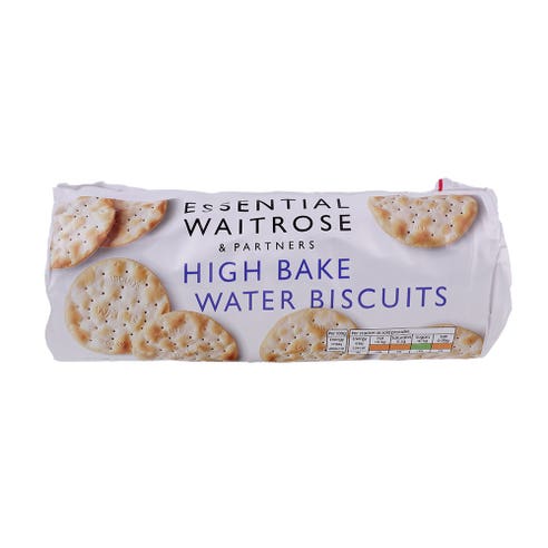 Waitrose Essential High Bake Water Biscuits 200g 
