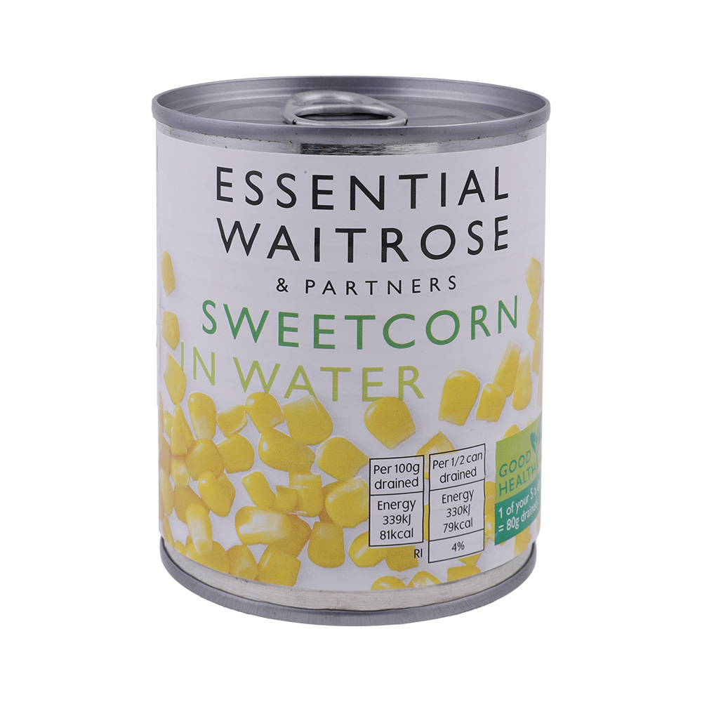 Waitrose Essential Sweetcorn In Water 160g
