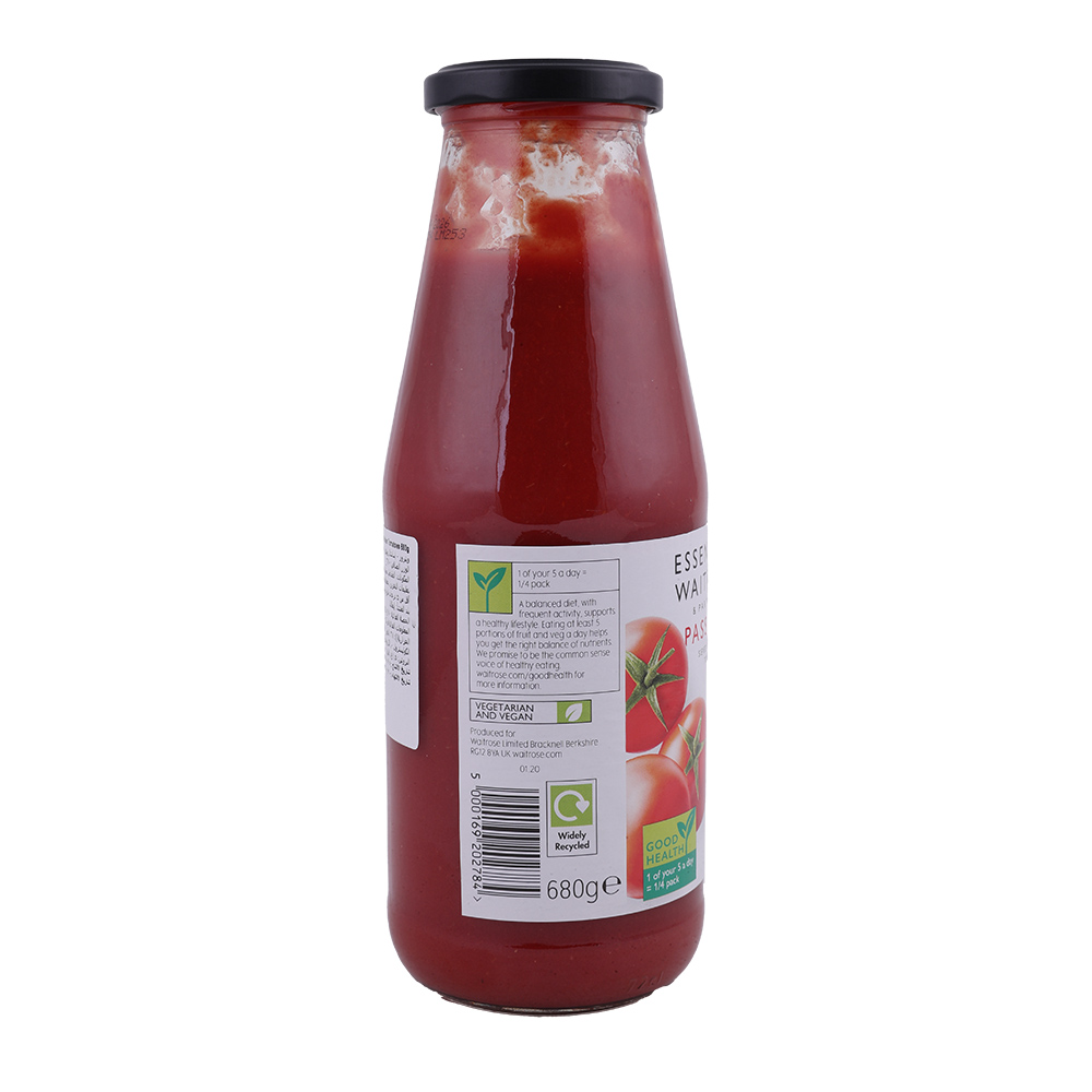 Waitrose Essential Passata 680g back image