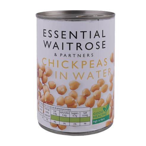 Waitrose Essential Chickpeas In Water 400g 