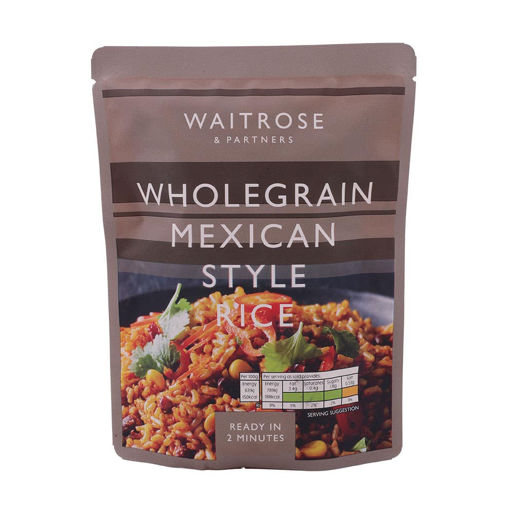 Alosraonline | Waitrose Wholegrain Mexican Style Rice 250g