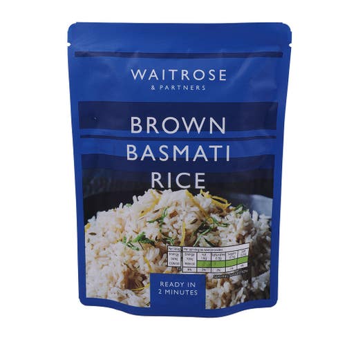 Waitrose Brown Basmati Rice 250g 