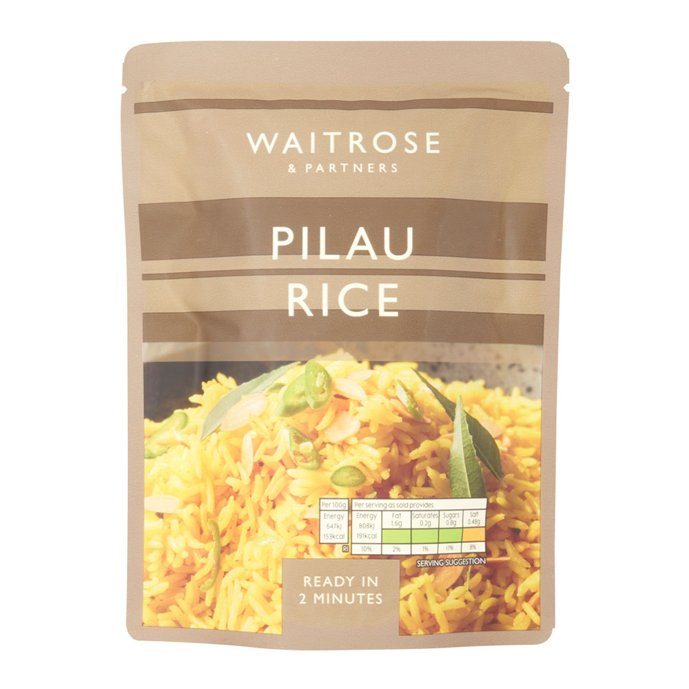 Waitrose Pilau Rice 250g