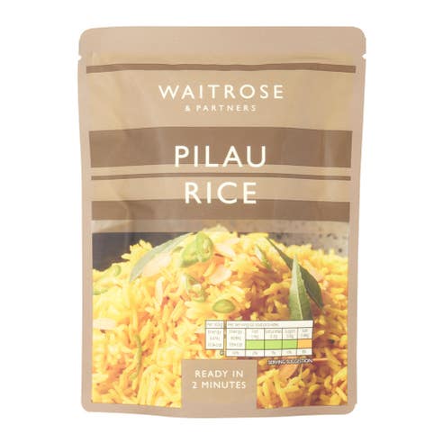 Waitrose Pilau Rice 250g 