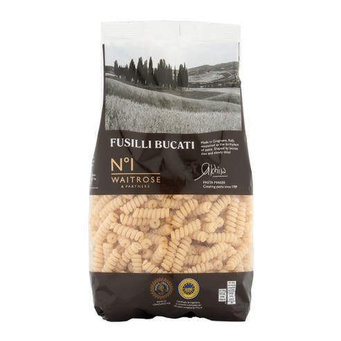Waitrose Fusilli Bucati Pasta 500g 