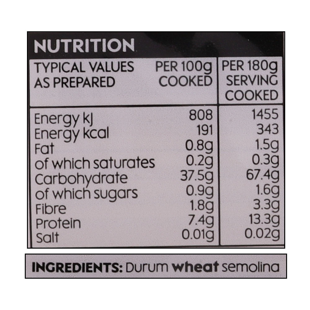 Waitrose Spaghetti Pasta 500g right side image