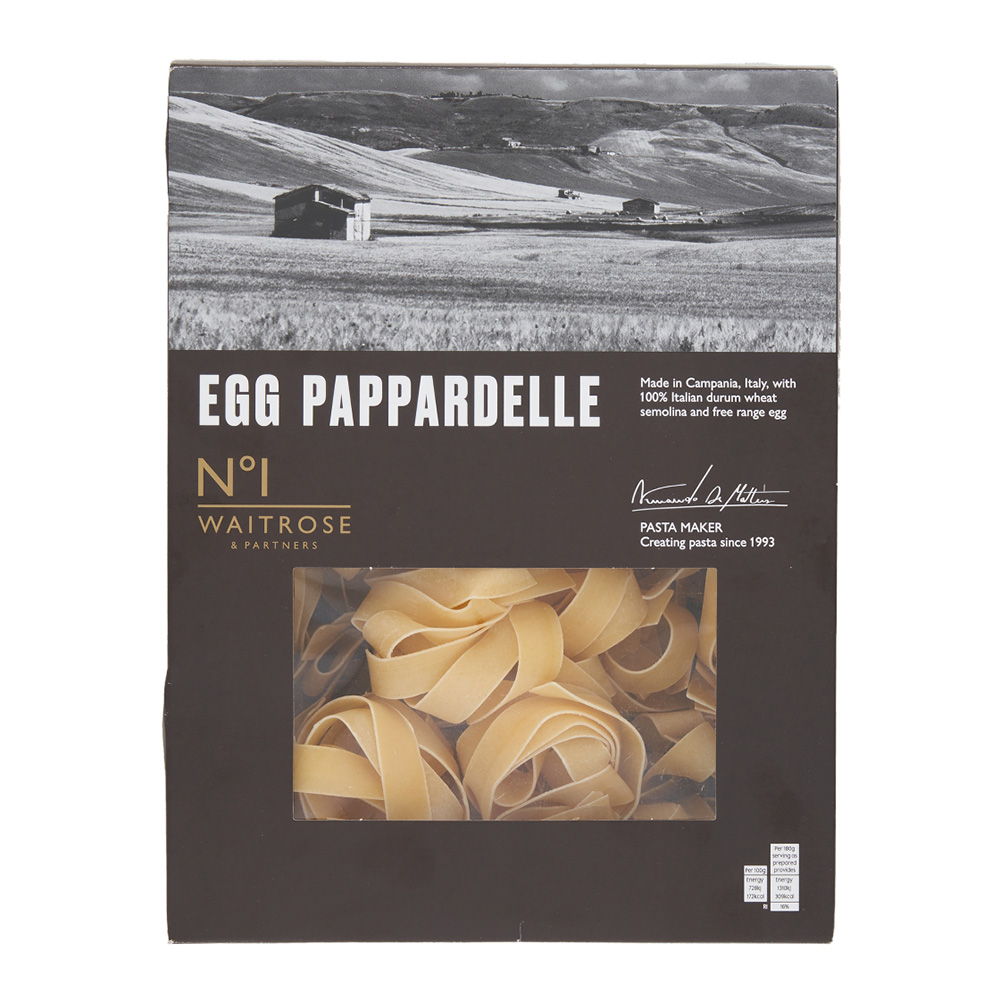 Waitrose Egg Pappardelle Pasta 500g – Available at Alosra Online Supermarket