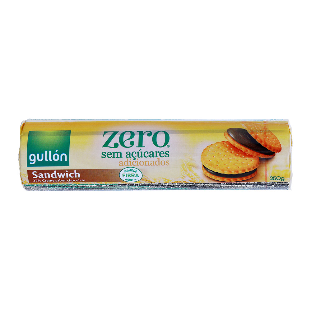 Gullon Zero Chocolate Sandwich Biscuits 250g