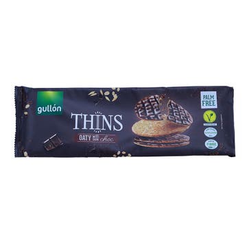 Gullon Thins Oaty Dark Chocolate Biscuits 150g 