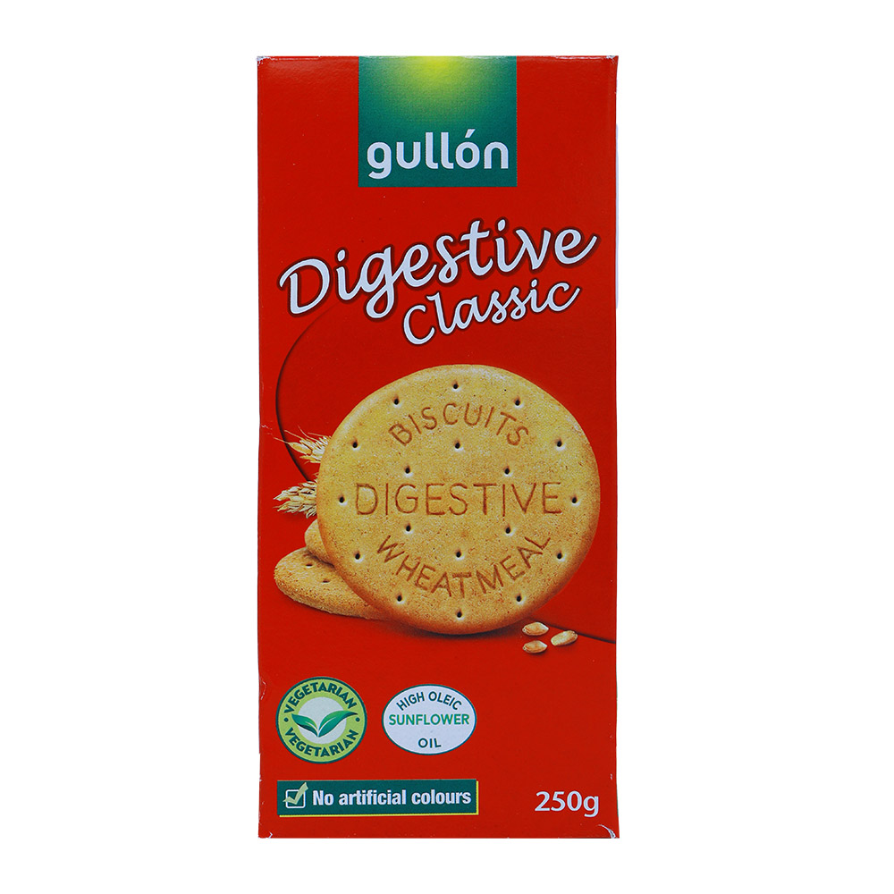 Gullon Digestive Classic Biscuits 250g back image