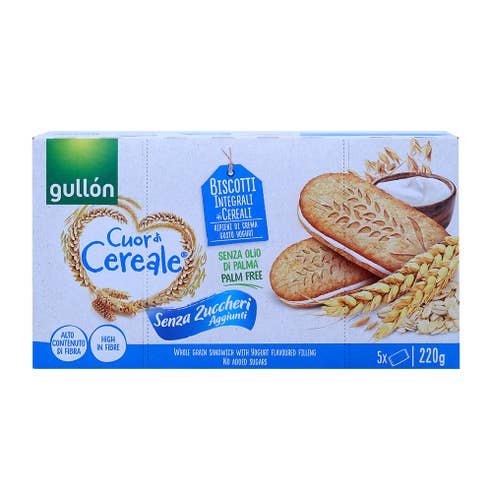Gullon Yogurt Sandwich Biscuits 220g 