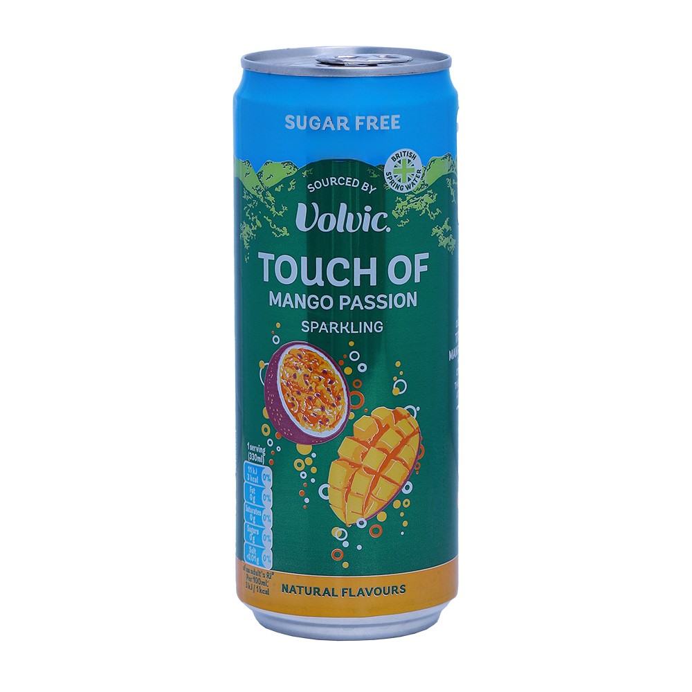 Volvic Touch Of Mango Passion Fruit Sparkling Water 330ml