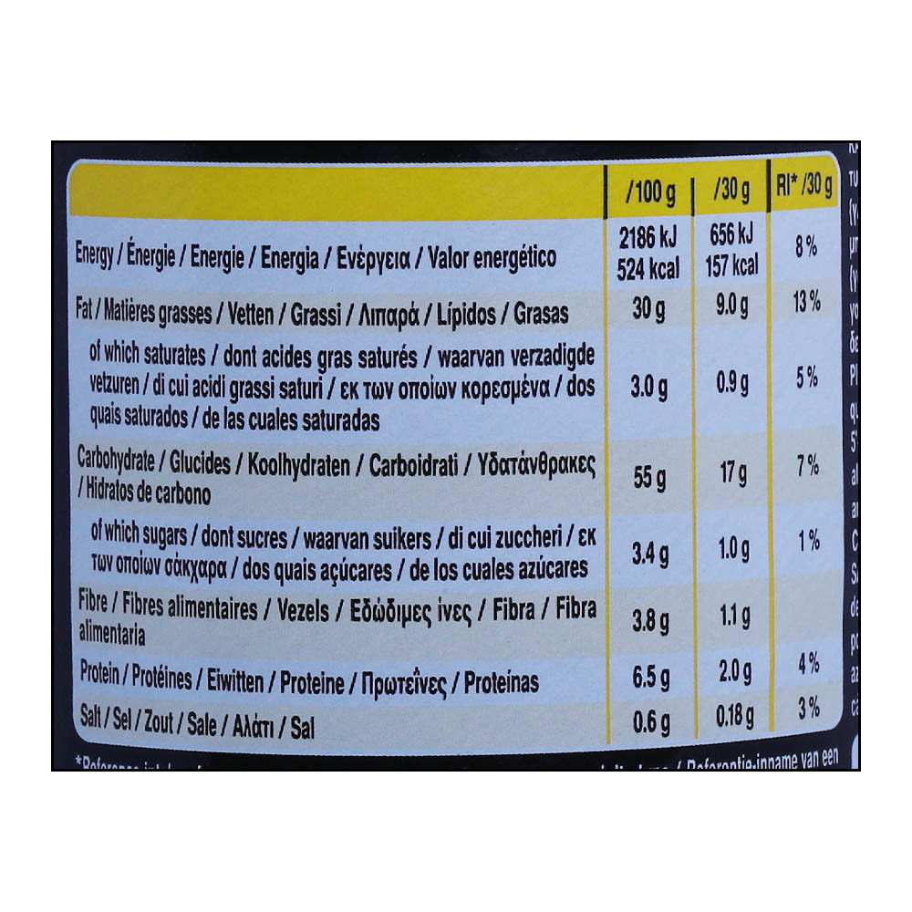 Pringles Hot Flamin' Cheese Crisps 160g right side image