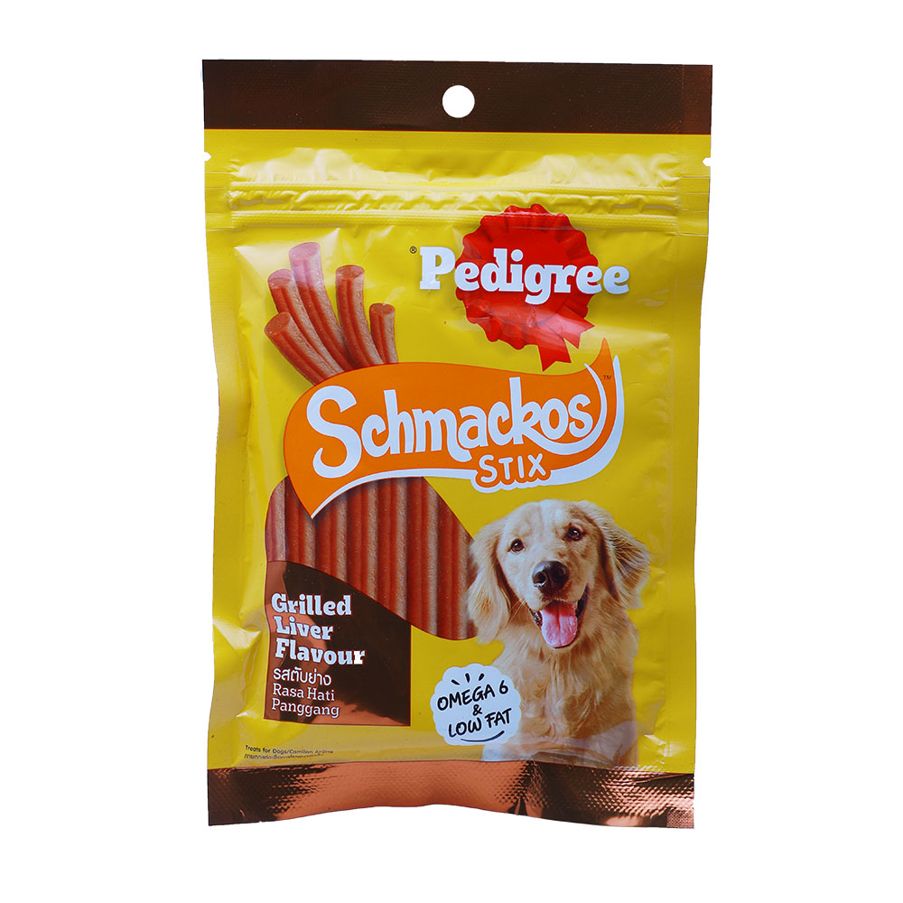 Pedigree Schmackos Stix Grilled Liver Flavour Dog Treats 70g