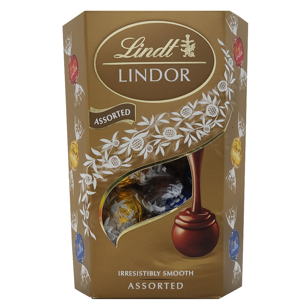 Lindt Lindor Assorted Cornet Balls 137g