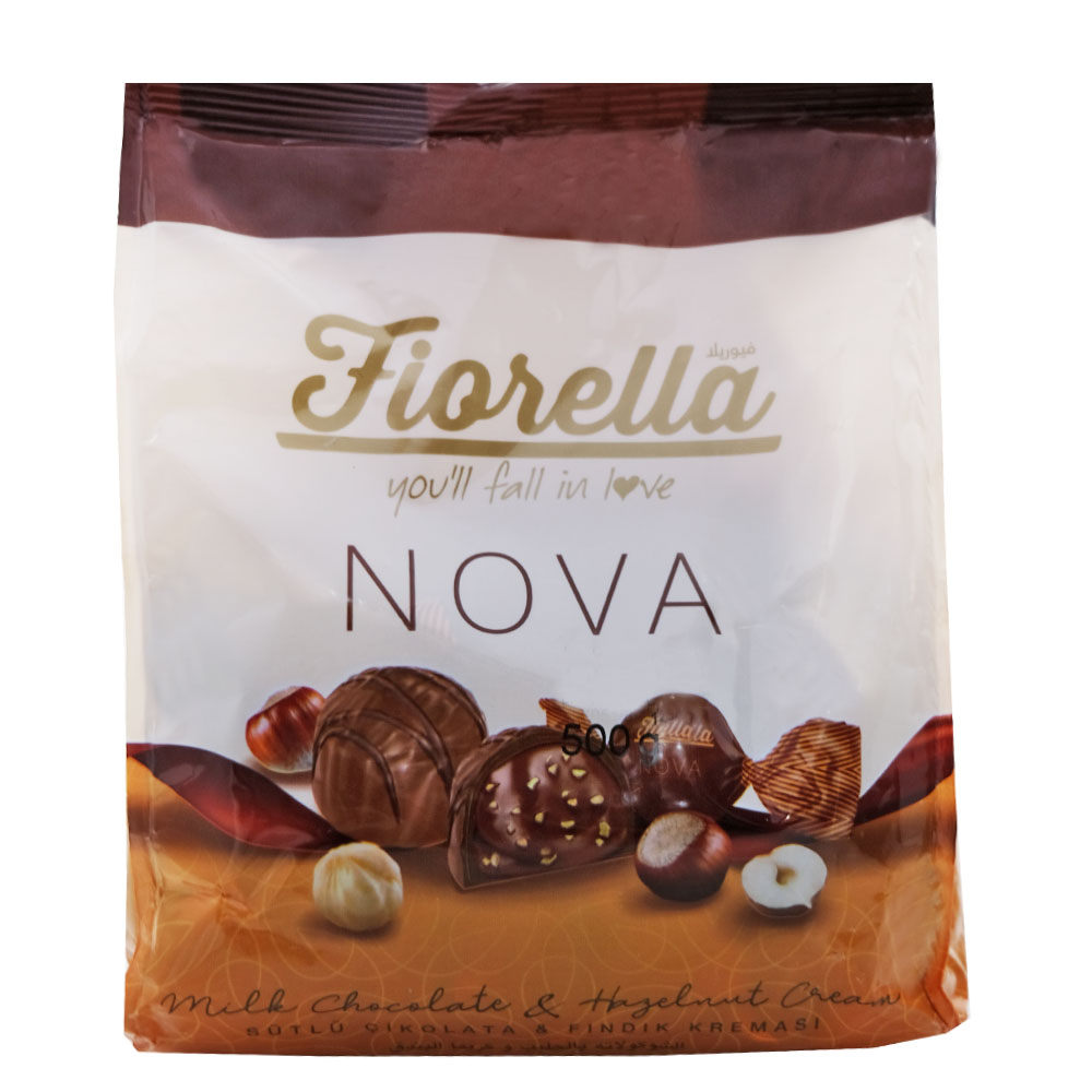 Elvan Fiorella Nova Hazelnut Milk Chocolate 500g