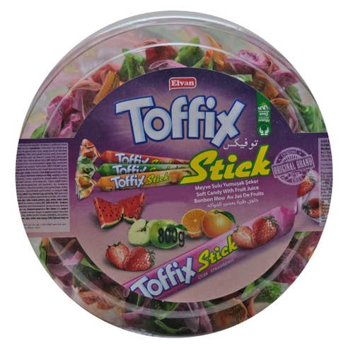 Elvan Toffix Stick Candy Bag 800g 