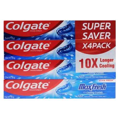 Colgate Max Fresh Cool Mint 4x75ml [Special Offer] 
