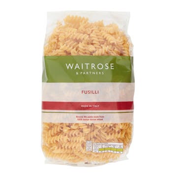 Waitrose Fusilli Pasta 500g 