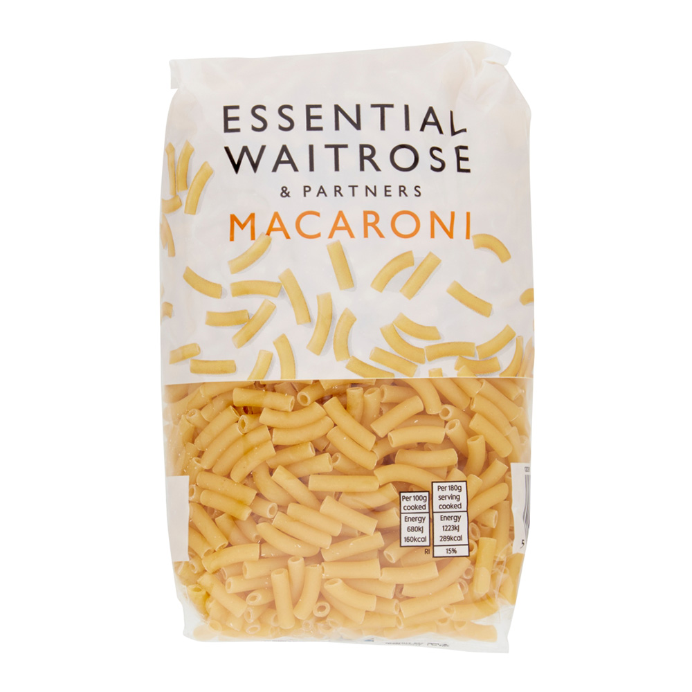 Waitrose Essential Macaroni Pasta 500g