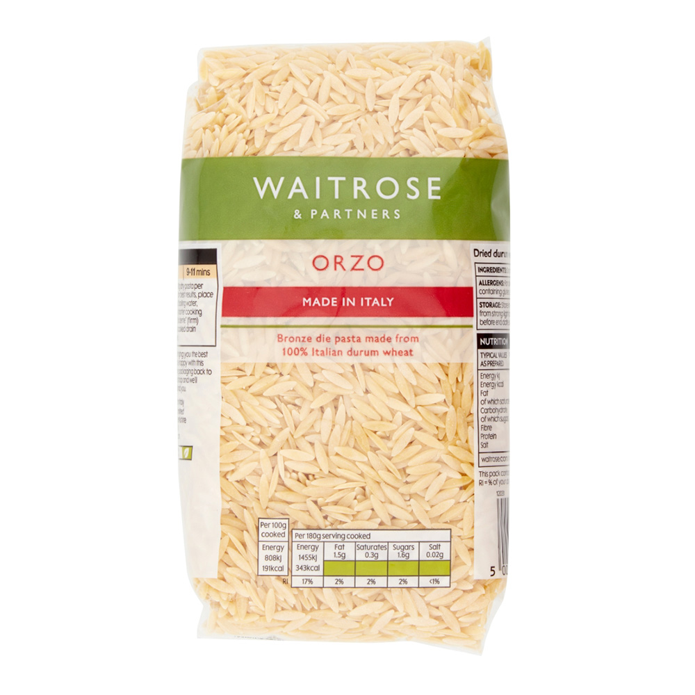 Waitrose Orzo Pasta 500g