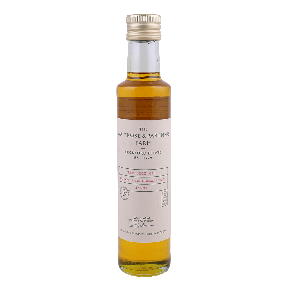 Waitrose Leckford Estate Rapeseed Oil 250ml 