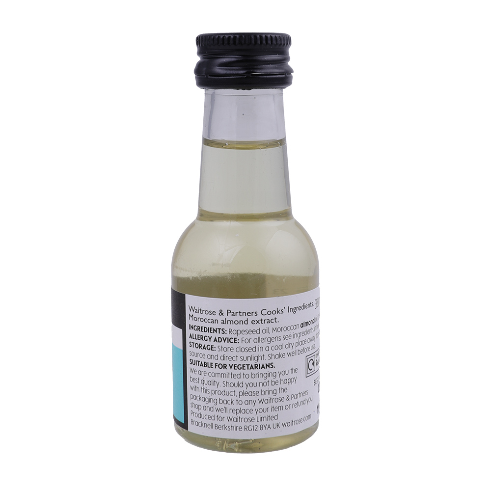 Waitrose Moroccan Almond Natural Extract 38ml back image