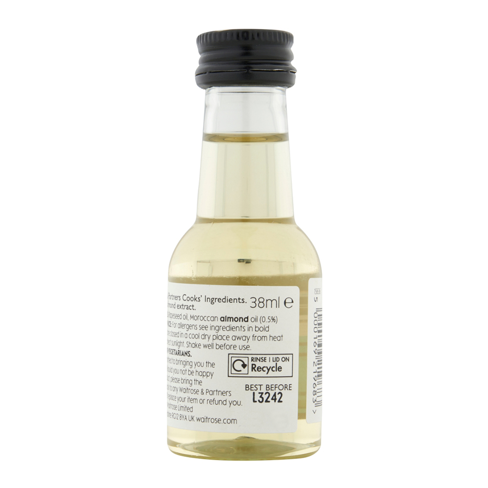 Waitrose Moroccan Almond Natural Extract 38ml right side image