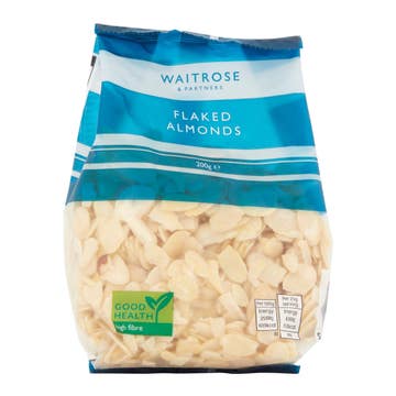 Waitrose Flaked Almonds Nuts 200g 