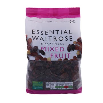 Waitrose Essential Mixed Fruit Dried Fruit 500g 