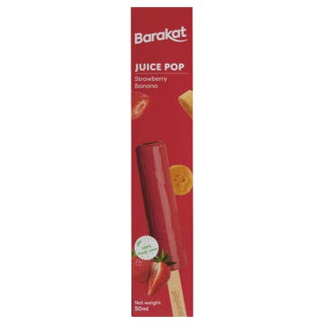 Barakat Strawberry Banana Juice Pops 50ml 