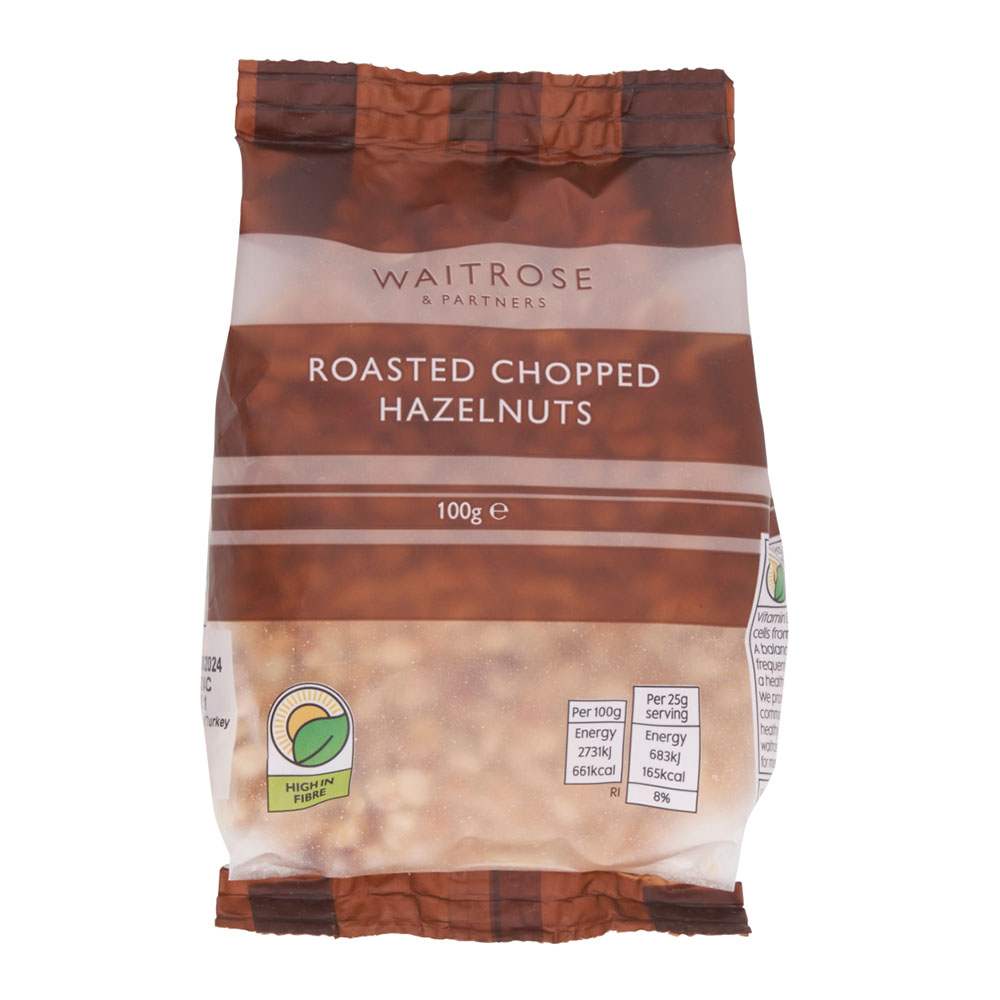 Waitrose Roasted Chopped Hazelnuts 100g