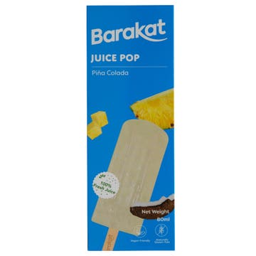 Barakat Pina Colada Juice Pops 80ml 