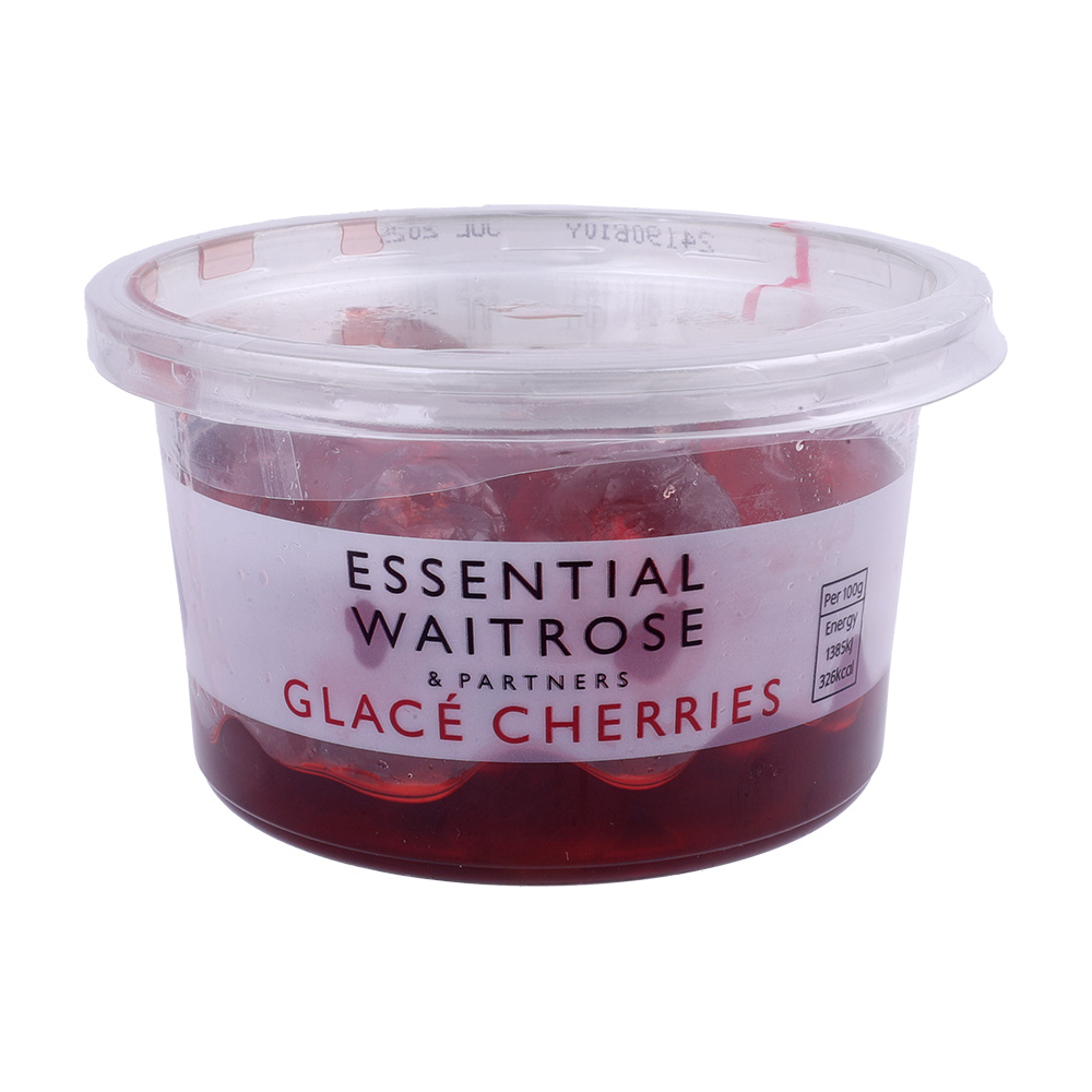 Waitrose Essential Glace Cherries 200g